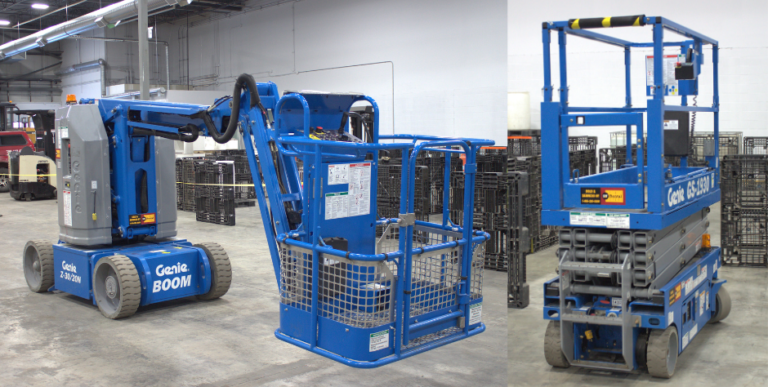 boom and scissor lift