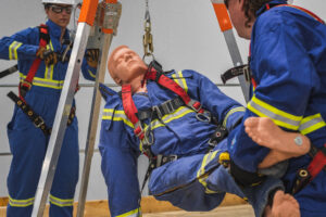 DSC_3808 - Western Canada Fire & First Aid workers rescuing someone from a confined space